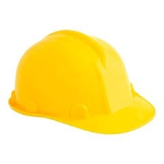 Capacete Pvc Aba Frontal + Carneira Amarelo - Ref.7090000010 - VONDER