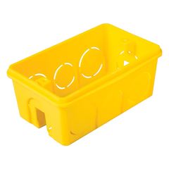 Caixa de Luz Plástica 4x2 Retangular Amarelo - Ref. 57500/041 - TRAMONTINA