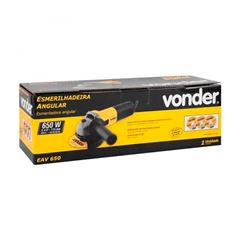 Esmerilhadeira Angular 4.1/2 Polegadas 650W 220V Amarelo VONDER / REF. 6001065220