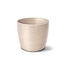 Cachepô Plástico Redondo Elegance Nº3,5 Travertino NUTRIPLAN / REF. 610170419