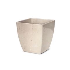 Cachepô Plástico Quadrado Elegance Nº1 Travertino NUTRIPLAN / REF. 6101705