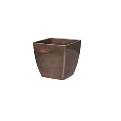 Cachepô Plástico Quadrado Elegance nº 3 Café Imperial - Ref.6101706-18 - NUTRIPLAN