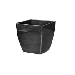 Cachepô Plástico Quadrado Elegance Nº3 Preto Onix NUTRIPLAN / REF. 610170631