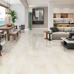 Porcelanato 58x58 Carrara Bege Polido Tipo A - Ref.PPO58290R - TECNOGRES