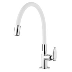 Torneira para Cozinha em ABS de Mesa Allure Mouve Branca - Ref.1170201 - VIQUA