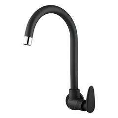 Torneira para Cozinha em ABS de Parede Allure Mouve Preta - Ref.1170205 - VIQUA