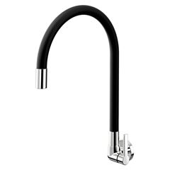 Torneira para Cozinha de Parede  Metal Galiflex Cromada Preta-REF.00967457 DOCOL