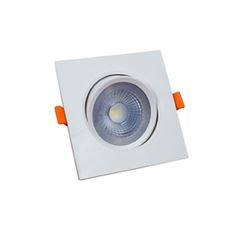 Spot LED Quadrado de Embutir Easy 7W Bivolt 6500k Branco BRONZEARTE / REF. YQ093076BCDEAV2