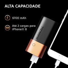 Carregador Portátil 2x 6700 Power Bank DURACELL / REF. 305013