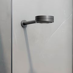 Chuveiro De Aço Inox Polido Technoshower Grafite DOCOL / REF. 00306648