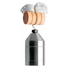 Prumo em Aço 750g com Calço de Madeira e Cordão Nylon 2m - Ref.43182/000 - TRAMONTINA