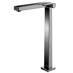 Torneira para Lavatório de Metal Mesa Bica Alta 90° Stilo Grafite Polido - Ref.00824848 - DOC