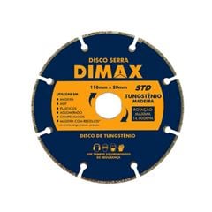 Disco Serra 110x20mm Madeira Tungstênio DIMAX / REF. DMX79621