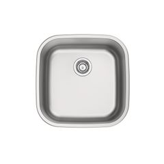 Cuba de Embutir Inox 40x40x20cm Aria Maxi com Válvula Acetinado 304 - Ref.94029102 - TRAMONTINA