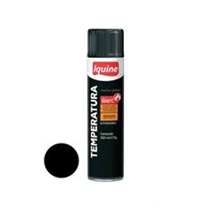 Tinta Spray Alta Temperatura 350 ml Preto Fosco IQUINE / REF. 340005765