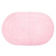 Tapete para Banheiro Oval Allegro 40cmx60cm Rosa KAPAZI / REF. 28ALLE11