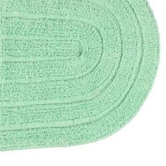 Tapete para Banheiro Oval Allegro 40cmx60cm Verde Menta KAPAZI / REF. 28ALLE09