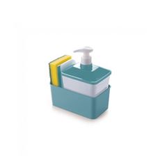 Kit Porta Detergente de Plástico Quadrado  2 Peças  Azul - Ref.12982 - PLASÚTIL