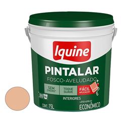 Tinta Vinil Acrílica Pintalar Fosco Aveludado 15 Litros Pêssego IQUINE / REF. 79304226