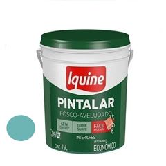 Tinta Vinil Acrílica Pintalar Fosco Aveludado 15 Litros Verde Piscina IQUINE / REF. 79308326