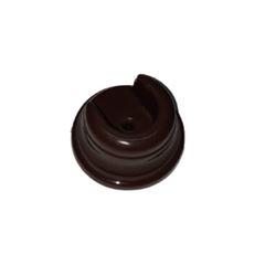Suporte para Varão em Polipropileno Roseta Grosso 28mm Imbúia - Ref. 13PP.7 - BELLA ARTE 