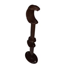 Suporte para Varão Duplo Grosso Prátiko 28/19mm Imbúia - Ref. 6PK.7 - BELLA ARTE