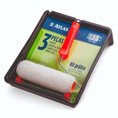 Kit Bandeja para Pintura Prático com 3 Peças ATLAS / REF. AT2001