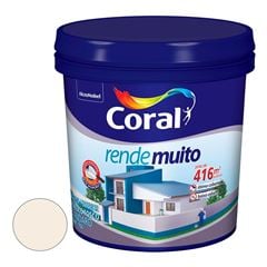 Tinta Acrílica Fosca 15 Litros Rende Muito  Branco - Ref.5585893 - CORAL