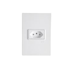 Tomada 4x2 2P+T 20A Vivaz Branco - Ref.78141 - ILUMI