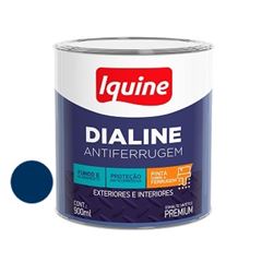 Tinta Esmalte Alto Brilho Dialine Antiferrugem 900ml Azul Del Rey IQUINE / REF. 348204804