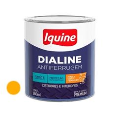 Tinta Esmalte Alto Brilho Dialine Antiferrugem 900ml Amarelo IQUINE / REF. 348206504