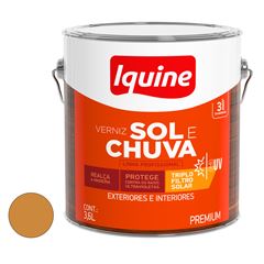 Verniz Alto Brilho 3,6L Sol e Chuva Canela IQUINE / REF. 66124601R