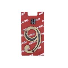 Número 9 Residencial Zamac Latão Oxidado - Ref. 1241-9 - ISERO