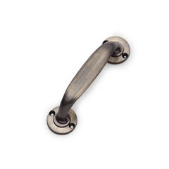 Puxador Zamac 10cm Pequeno Tipo Alça Latão Oxidado - Ref. 1641 - ISERO