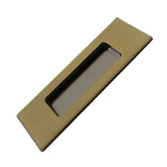 Puxador 50x150cm Concha Classic de Embutir Retangular Zamac Ferro Latão Oxidado - Ref. 26C-01 - ISERO