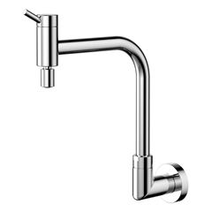 Torneira de Cozinha em Metal Parede Bica Alta Nova Lóggica Cromada 90 Graus - Ref. 01138206 - DOCOL