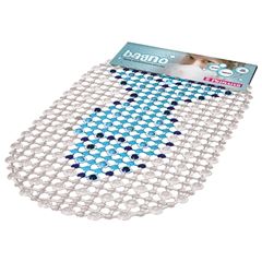 Tapete Plástico para Banho 69x39cm Branco Primafer ATLAS / REF. PR2606