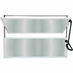 Basculante em Alumínio 80Lx40A Soft Mini Boreal Branco - Ref. 3131 - MGM