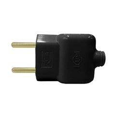 Plug Prensa Com Cabo Bipolar 10a 250v Preto - Ref.14030 - ILUMI