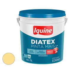 Tinta Acrílica Fosca Diatex Pinta Mais 15L Amarelo Canário IQUINE / REF. 50302226