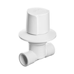 Registro de Pressão Soldável 20mm Facilita com Canopla Branco HERC/REF. 1000000107