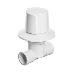 Registro de Pressão Soldável 25mm Facilita com Canopla Branco HERC/REF. 1000000110