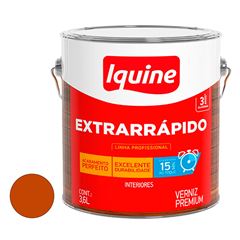 Verniz Alto Brilho 3,6L Extrarrápido Canela IQUINE / REF. 19124601R