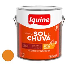Verniz Alto Brilho 3,6L Sol e Chuva Mogno IQUINE / REF. 66109101R