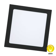 Painel LED  de Embutir Quadrado 24W Bivolt 3000K Preto DILUX / REF. DI86780