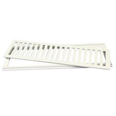 Grelha em Alumínio com Porta Grelha Retangular 15x50cm Branco - Ref. CJ1550BR - LG MAIS