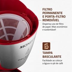 Cafeteira Elétrica Inox Dolce 220v C-32-32x-R - Ref. 2643-02 - MONDIAL