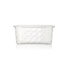 Cesta de Plástico 746ml Empilhável Transparente - Ref. 886 - SANREMO