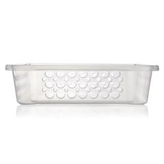 Cesta de Plástico 3,3 Litros Empilhável Transparente - Ref. 882 - SANREMO
