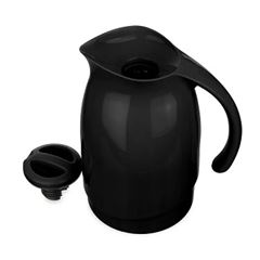 Bule Térmico 700ml Plástico Cuidar Preto - Ref. SR1011/1 - SANREMO